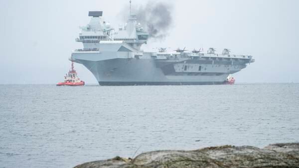 Krigsskip skal trene langs kysten av Norge