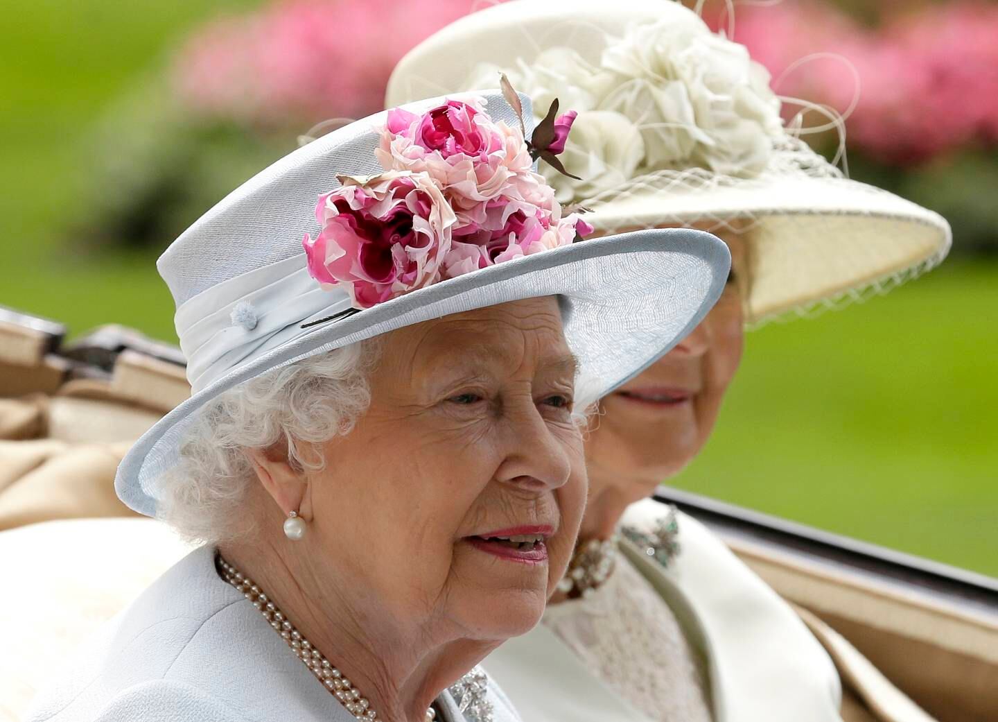 Bildet viser dronning Elizabeth.