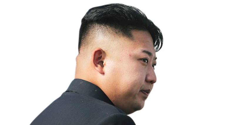 Bildet viser Kim Jong-un