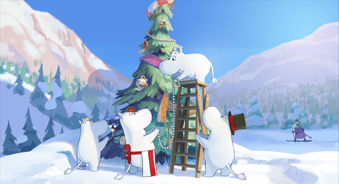«Julen kommer til Mummidalen» av Tove Jansson, laget av det finske studioet Gigglebug, er blant fortellingene som vil bli å se i «Snøbarnas juletime». Foto: Qvisten  