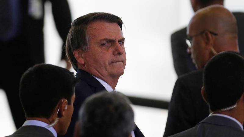 Bildet viser Brasils president Jair Bolsonaro.