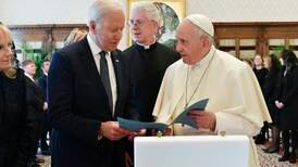 Joe Biden besøkte paven