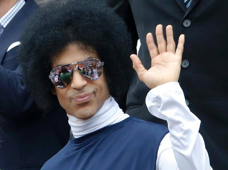 TILSKUER: Prince så tennis-turneringen French Open i Paris i juni i 2014.