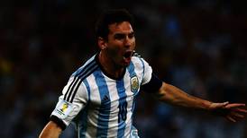 Messi reddet Argentina
