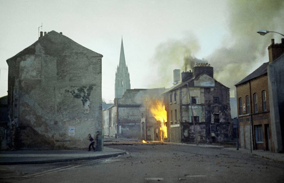 Bildet viser Londonderry i 1972.