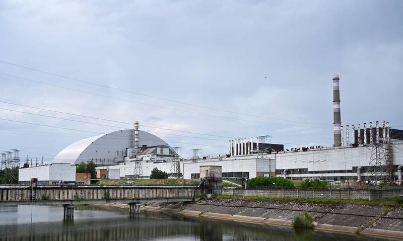 Bildet viser kjernekraftverket i Tsjernobyl.