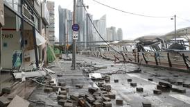 To personer døde i tyfonen i Sør-Korea
