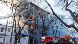 14 savnet etter brann i Ukraina