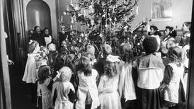 Historiske fotografier viser jul i gamle dager