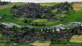 Rohingyaenes landsbyer er fjernet