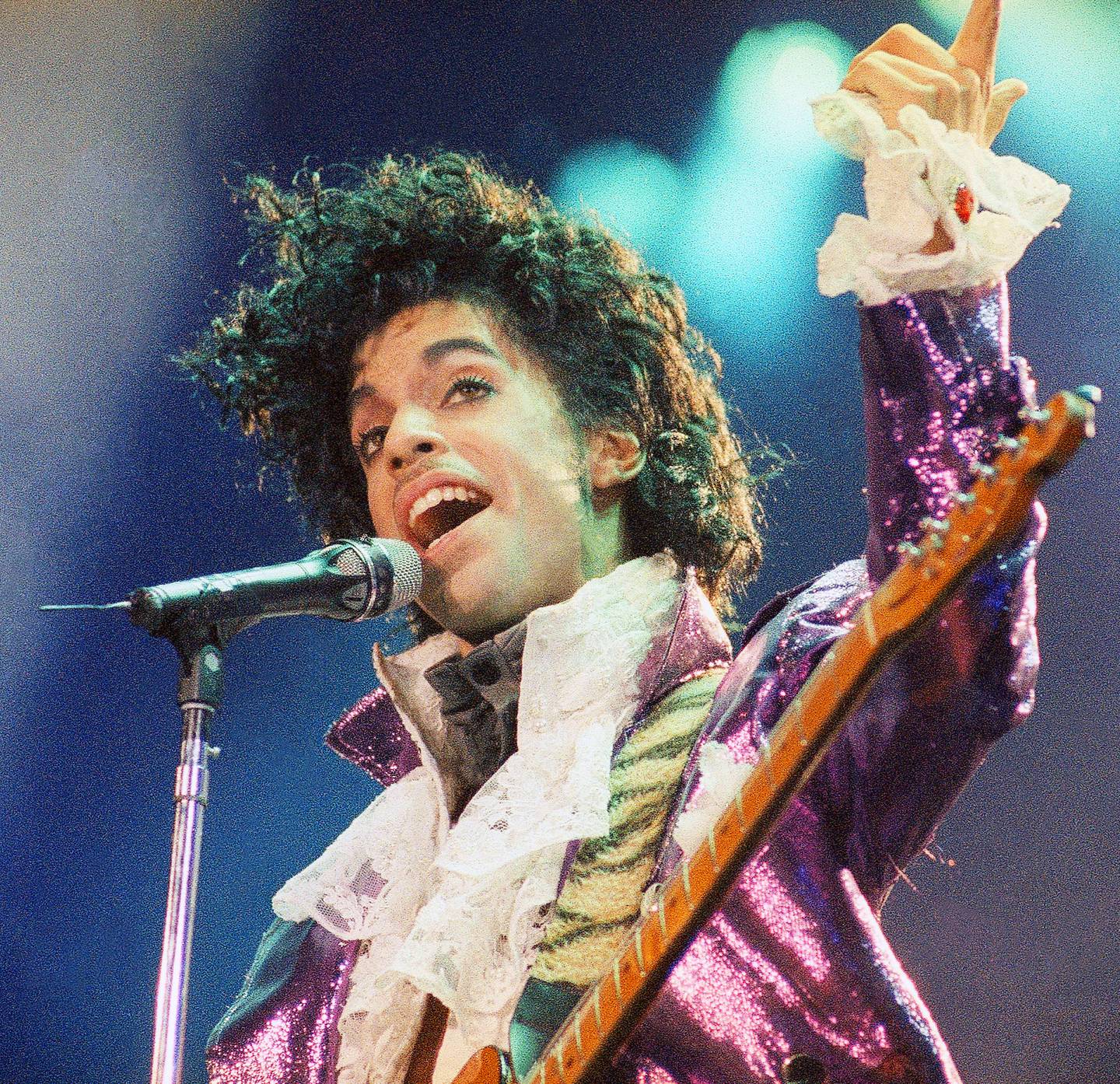 Bildet viser artisten Prince.