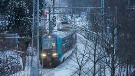Store togproblemer på Østlandet