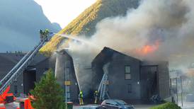 Brann i flyktning-boliger i Åndalsnes