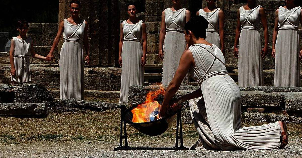 The Olympic flame burns in Olympia – Klar Tale