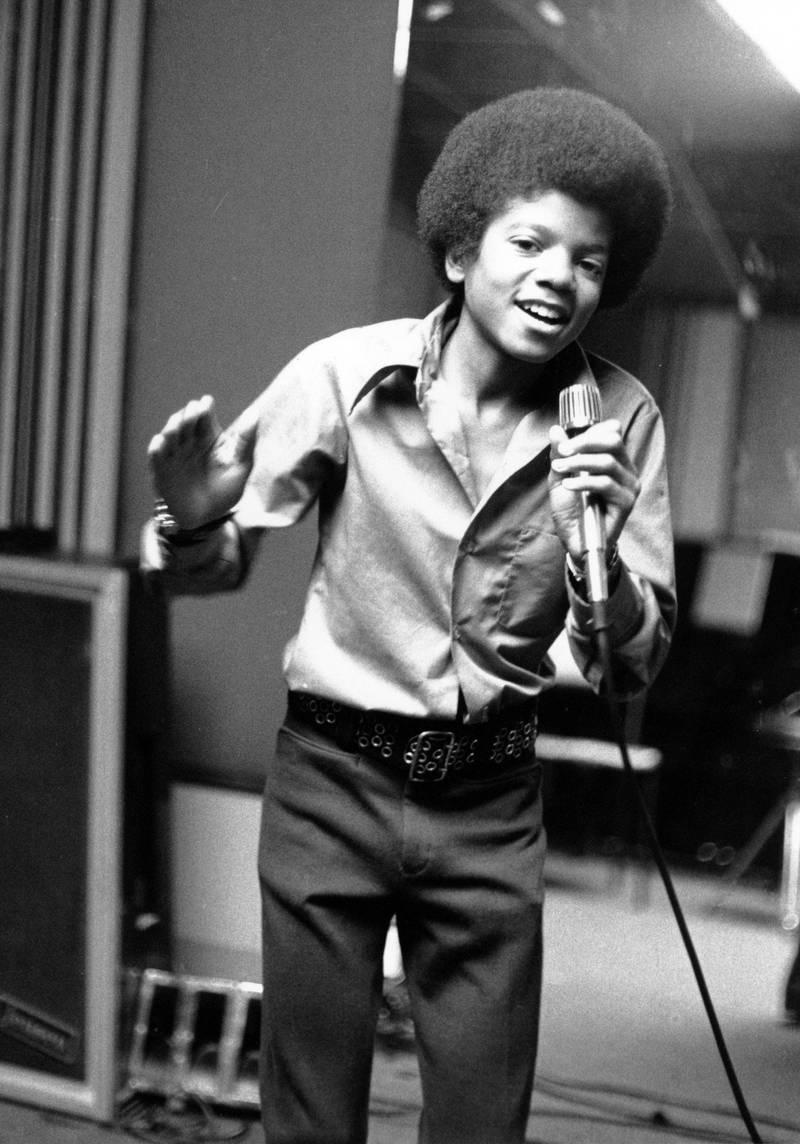 Bildet viser en 13 år gammel Michael Jackson.