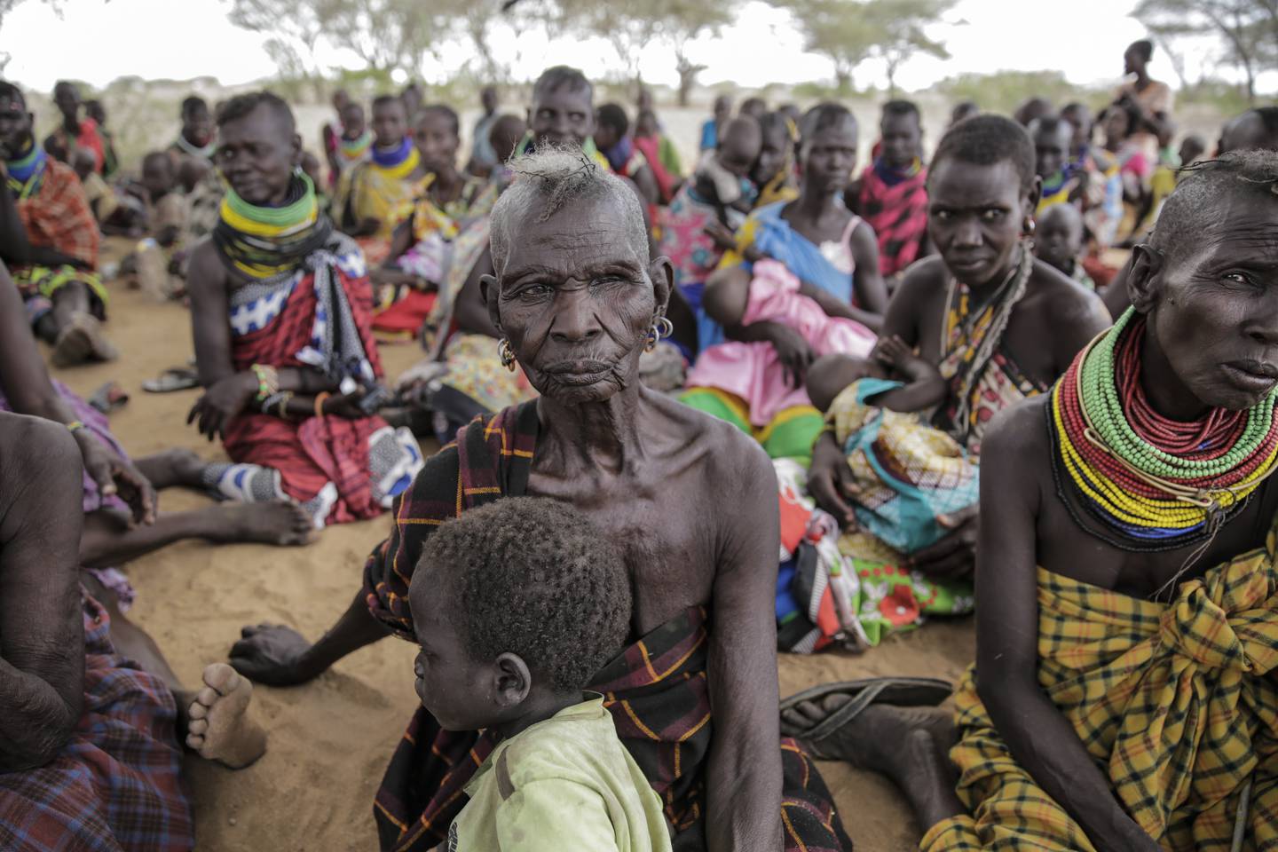 Redd Barna og Oxfam anslår at det nå dør et menneske av sult hvert 48. sekund i Etiopia, Somalia og Kenya. Dette bildet er fra landsbyen Lomoputh nord i Kenya. Foto: AP / NTB