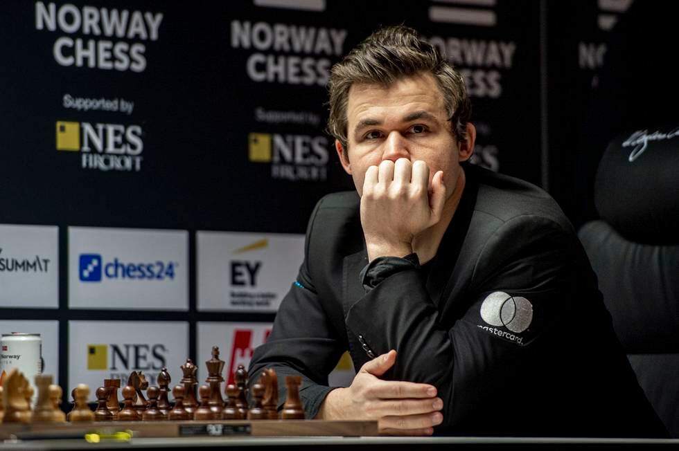 Magnus Carlsen fra årets Norway Chess. Foto: Carina Johansen / NTB