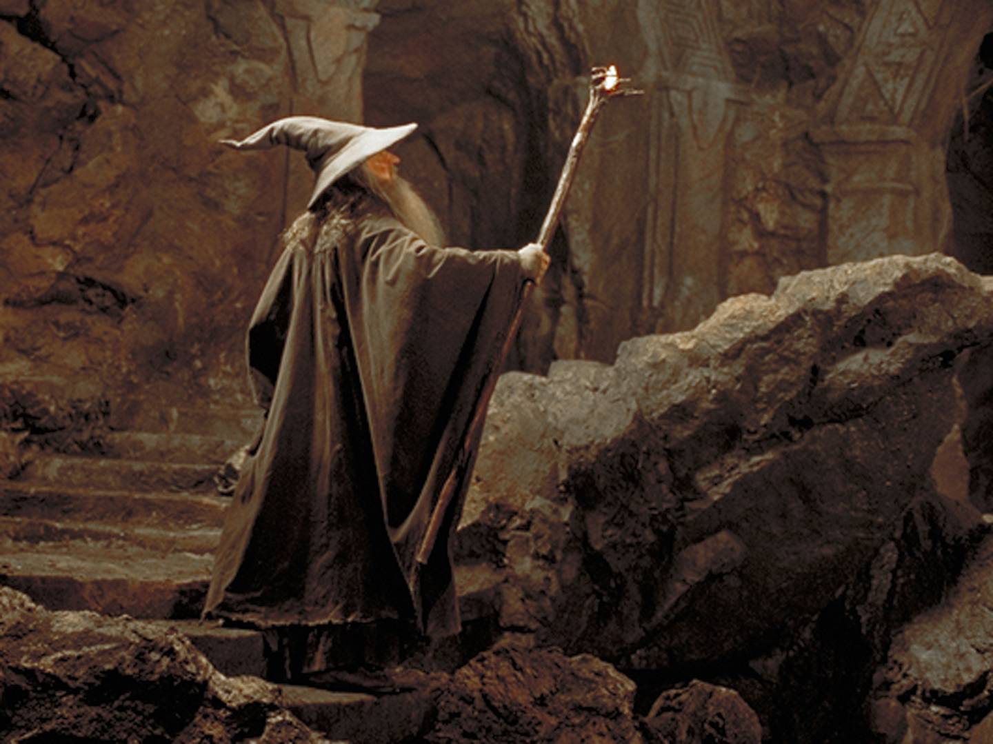 Bildet viser Gandalv i Lord of the ring