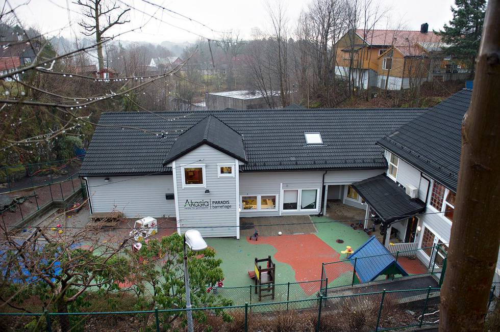Bildet viser Akasia Paradis barnehage i Bergen.