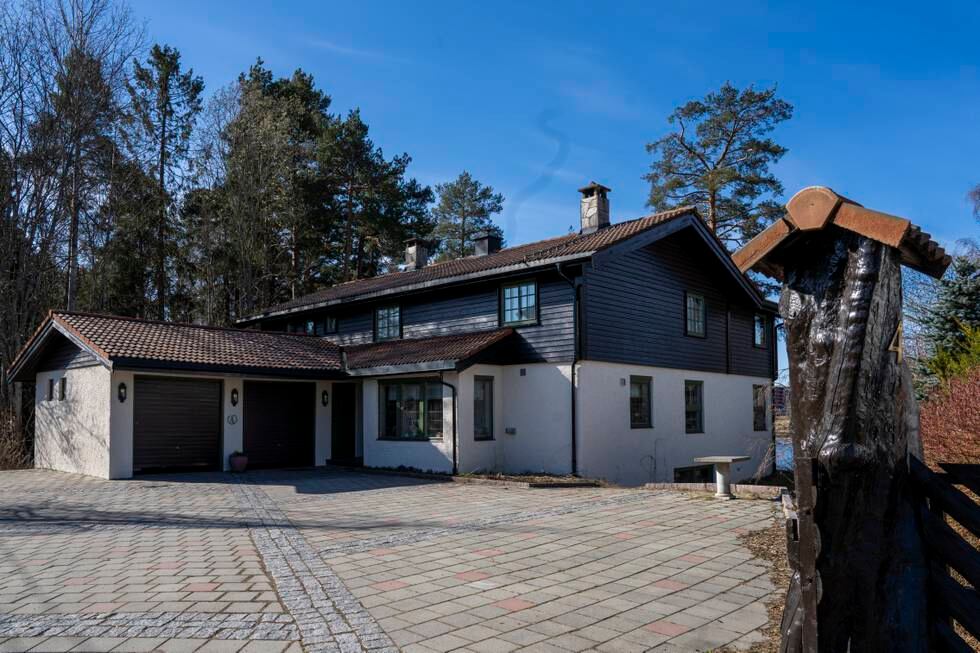 Bildet viser hjemmet til Anne-Elisabeth Hagen og Tom Hagen i Lørenskog.
Foto: Heiko Junge / NTB