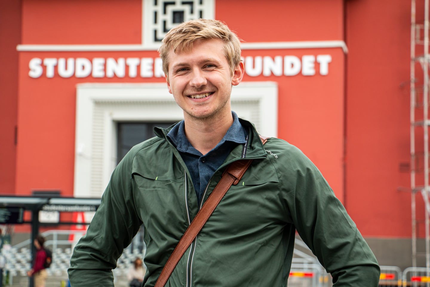 LEDER: Fredrik Engelschiøn Akre er optimistisk til dette semesteret.