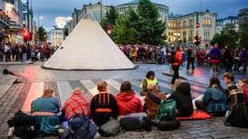 Demonstrerer på ny i Oslos gater