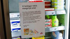 Billig smør fra utlandet skal hindre ny krise