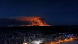 Tsjernobyl-røyk henger over Kiev