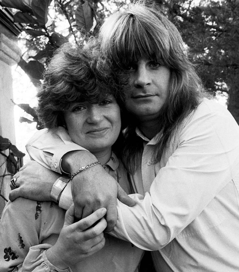 Bildet viser Sharon og Ozzy Osbourne i 1981.