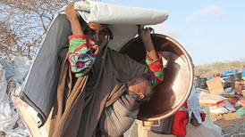 De flykter fra sult i Somalia