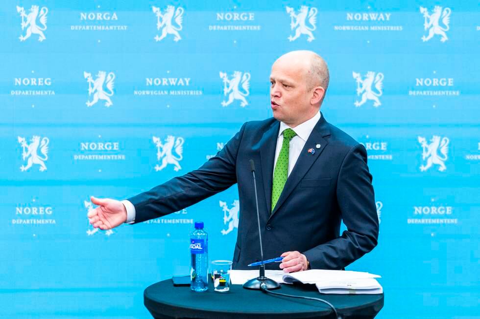 Bildet viser finansminister Trygve Slagsvold Vedum. Foto: Håkon Mosvold Larsen / NTB