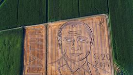 Pløyde portrett av Putin