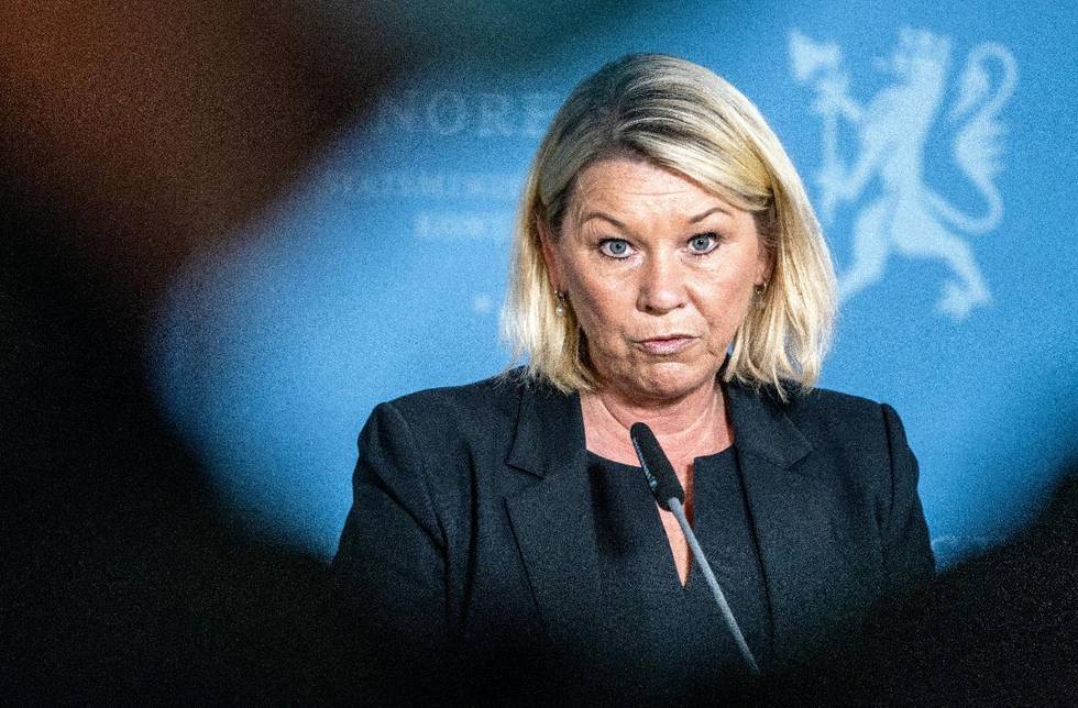 Bildet viser justisminister Monica Mæland.