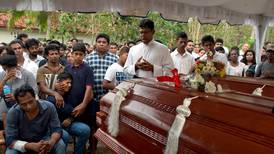Minnes de døde på Sri Lanka