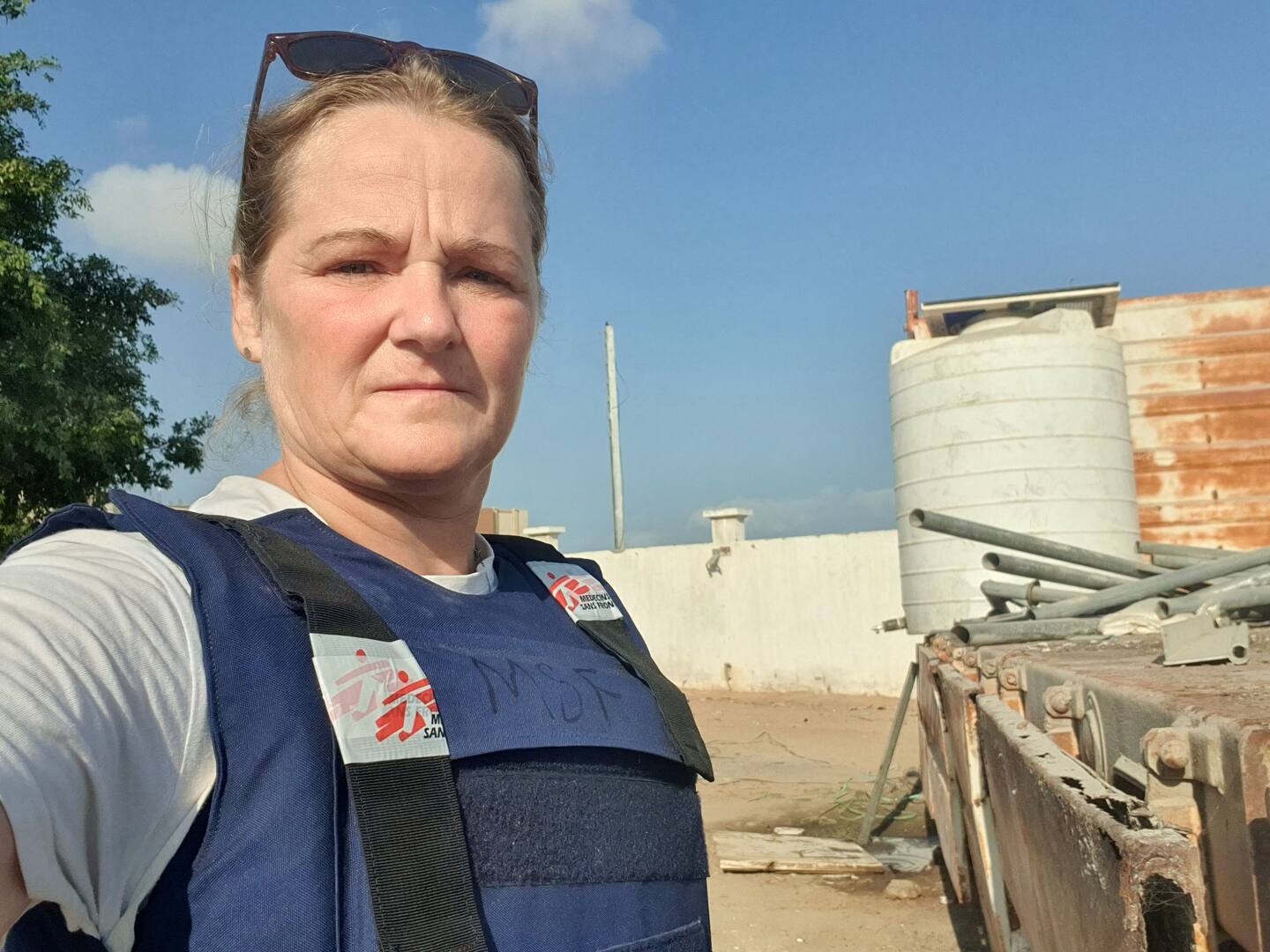 Barnepsykologen Katrin Glatz Brubakk skrev dagbok da hun jobbet fem uker i Gaza med traumatiserte barn. Foto: Leger Uten Grenser / Handout / NTB