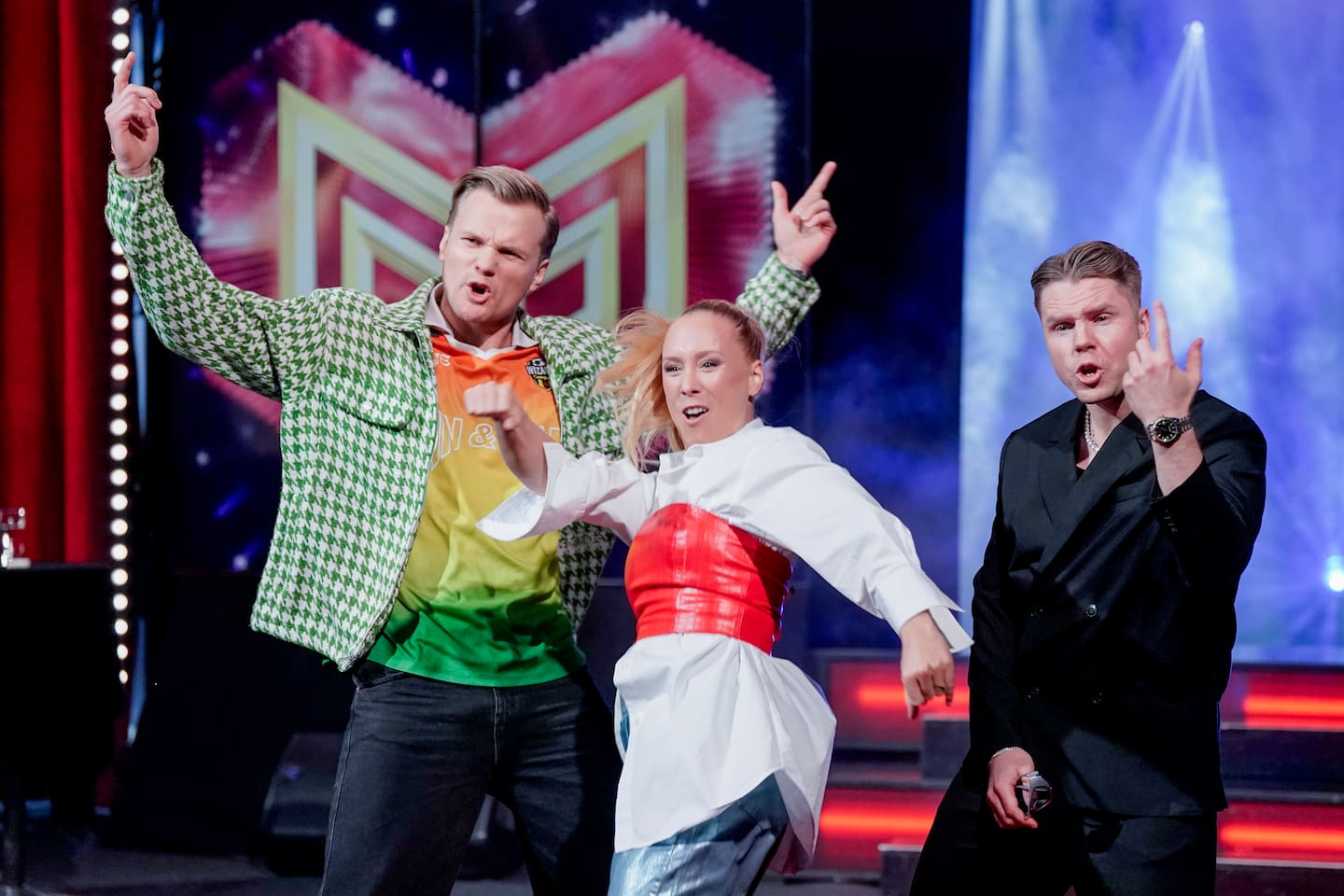Bildet viser Mathilde SPZ, Chris Archer og Slam Dunk.
