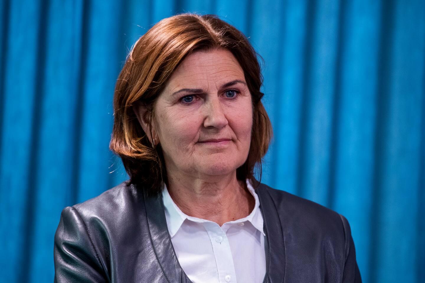 Vegdirektør Ingrid Dahl Hovland kan konstatere at det i 2021 blei sett ny rekord i talet på personar som tar førarprøva. Foto: Terje Pedersen / NTB / NPK