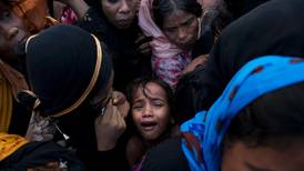 Demonstranter hindret nødhjelp til rohingyaer
