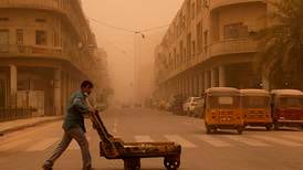 Sandstorm skaper problemer for Irak